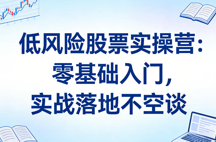 低风险股票实操营：零基础入门，实战落地不空谈、高校邦