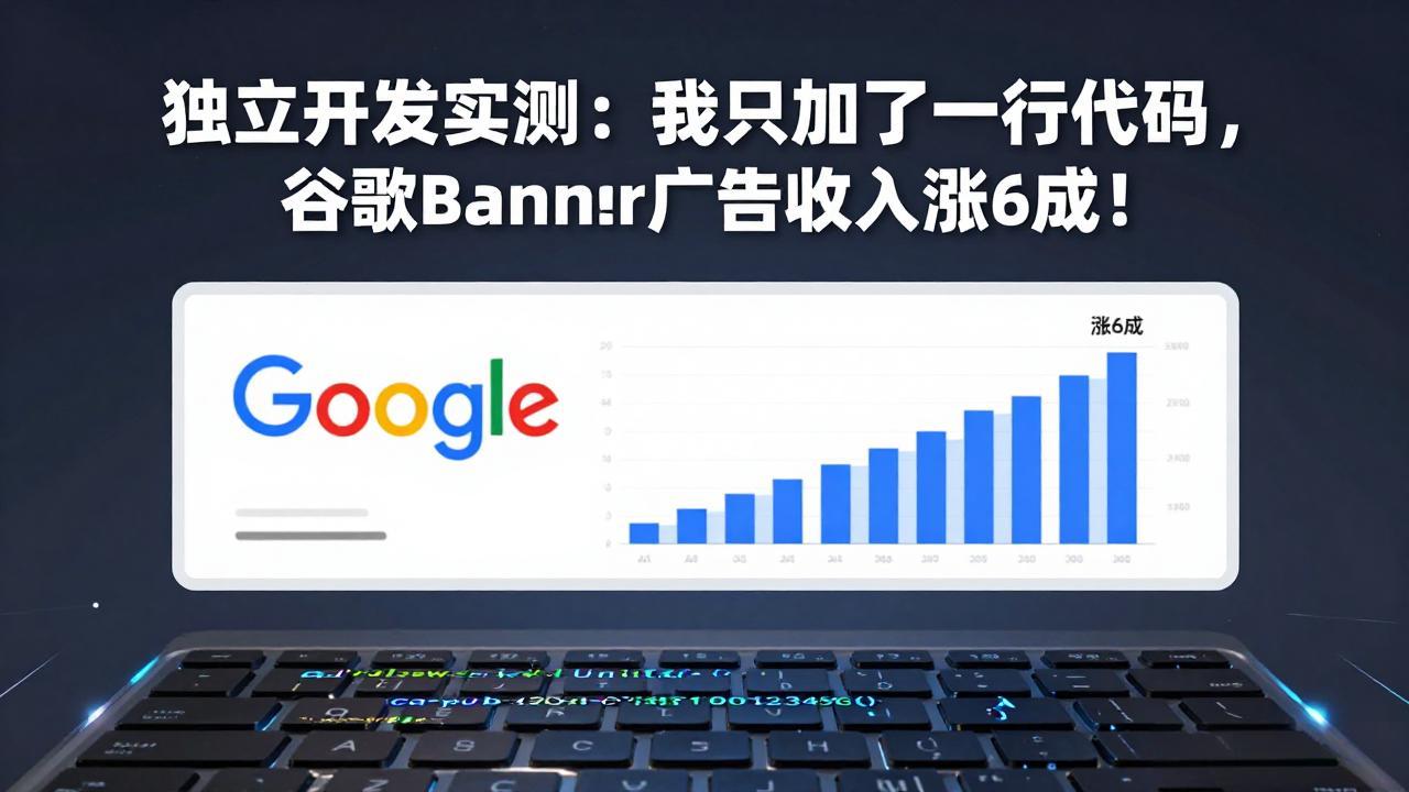 付费文章：独立开发实测：我只加了一行代码，谷歌Banner广告收入涨6成！、高校邦